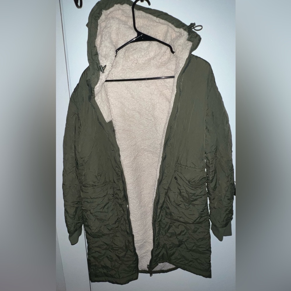 Sherpa Olive jacket